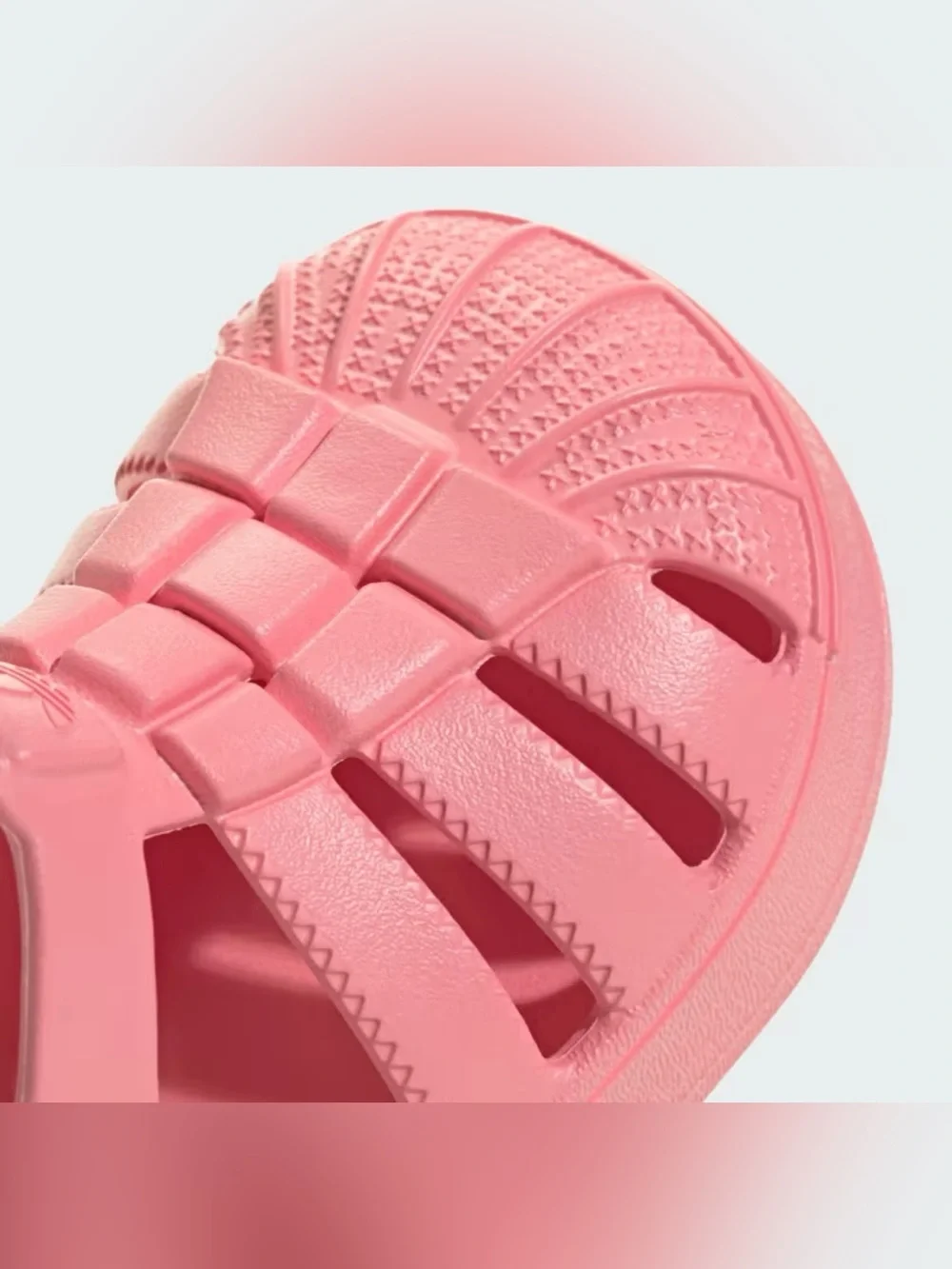 Adidas toddler superstar sandals pink size 7